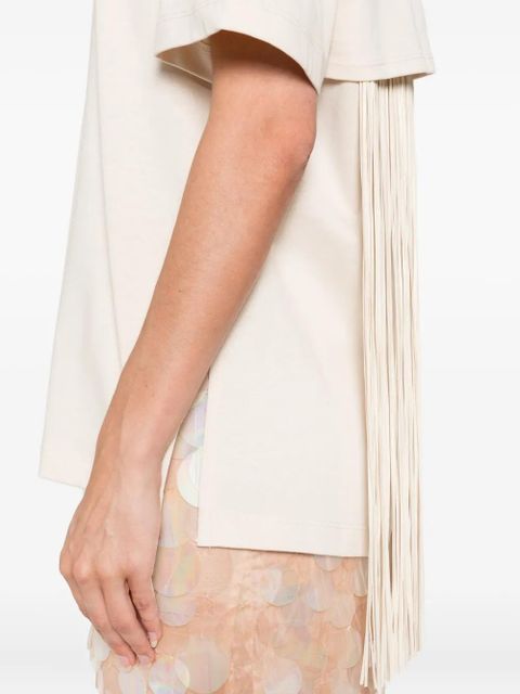Sportmax fringed top - Neutrals