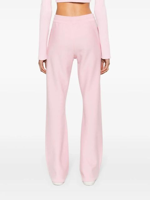 Versace flared towel trousers - Pink