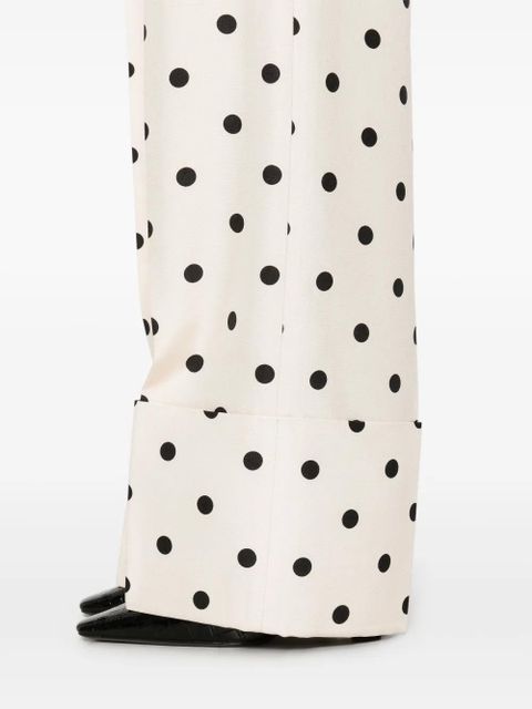 Valentino Garavani polka-dot trousers - Neutrals