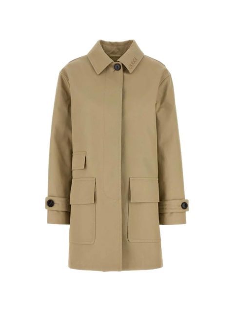 Gucci button fastening trench coat - Neutrals - zdjęcie produktu nr 1