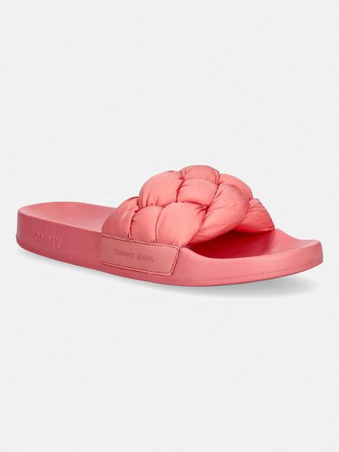 Tommy Jeans klapki damskie TJW BRAIDED SLIDES - zdjęcie produktu nr 1