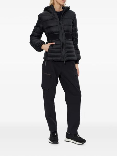 Moncler belted-waist padded jacket - Black - zdjęcie produktu nr 2