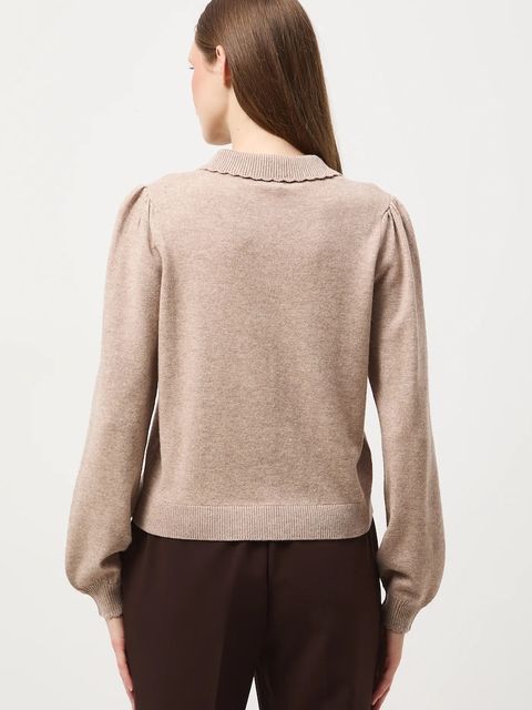 Medicine sweter damskie kolor beżowy