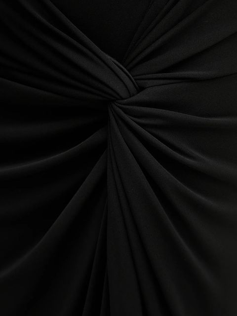 Fracomina sukienka kolor czarny maxi dopasowana FQ25WD3006W62601