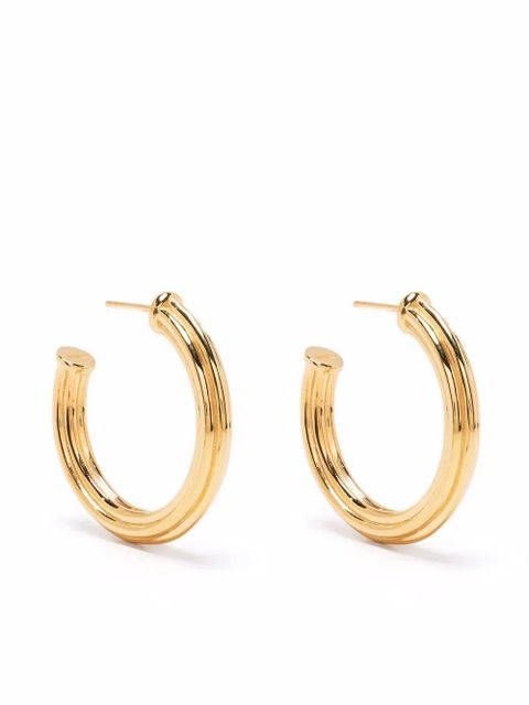 Missoma large ridge hoop earrings - Gold - zdjęcie produktu nr 1
