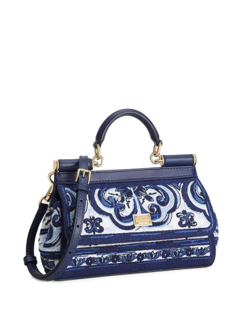 Dolce & Gabbana mini Sicily tote bag - Blue