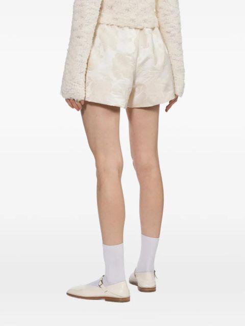 Simone Rocha floral drawstring trousers - Neutrals