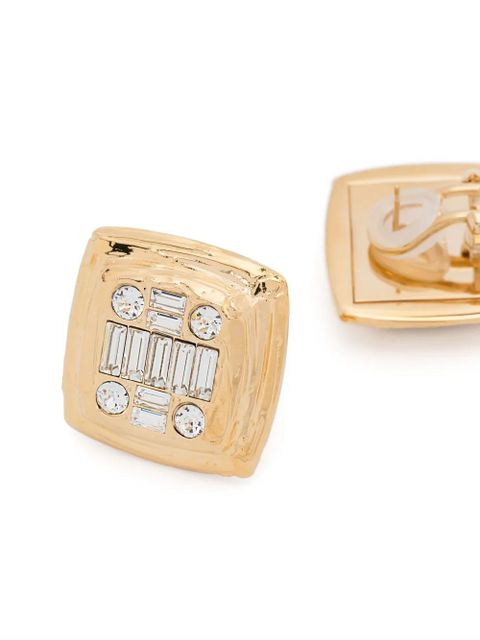 Amina Muaddi Jeanne earrings - White - zdjęcie produktu nr 2