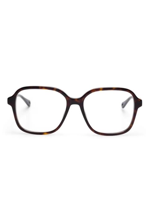 Chloé Eyewear square-frame glasses - Brown - zdjęcie produktu nr 1