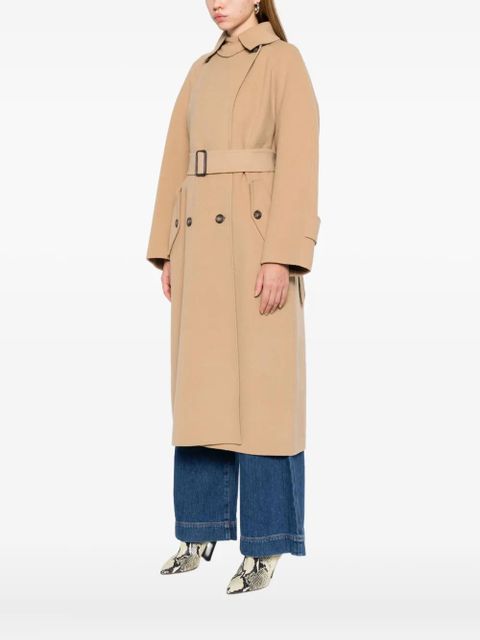 Weekend Max Mara virgin wool double-breasted coat - Neutrals - zdjęcie produktu nr 2