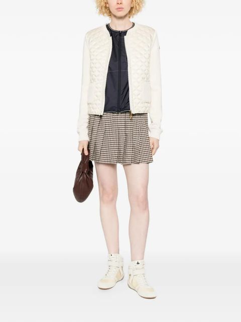 Moncler quilted zip jacket - Neutrals - zdjęcie produktu nr 2