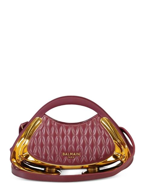 Balmain small Jolie Madame quilted tote bag - Red - zdjęcie produktu nr 1