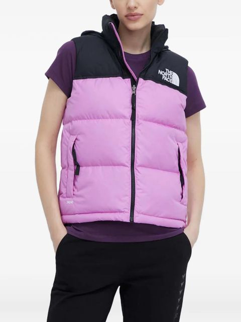 The North Face Nuptse hooded puffer gilet - Pink - zdjęcie produktu nr 1
