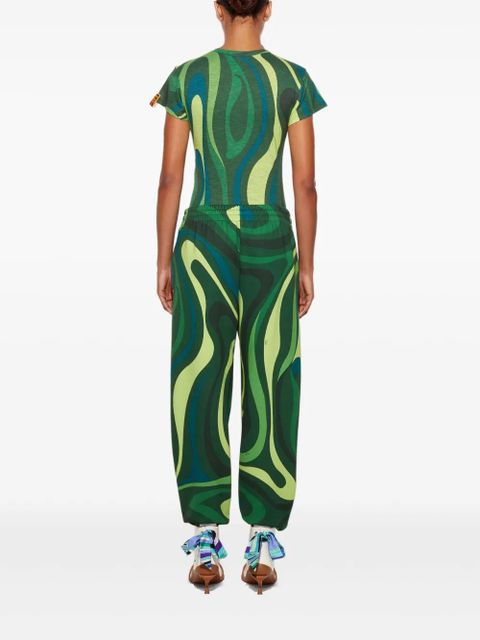 PUCCI fleece track pants - Green