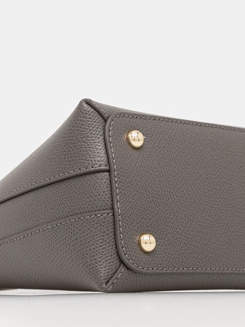 Furla torebka skórzana kolor szary WE00820.ARE000.4283S