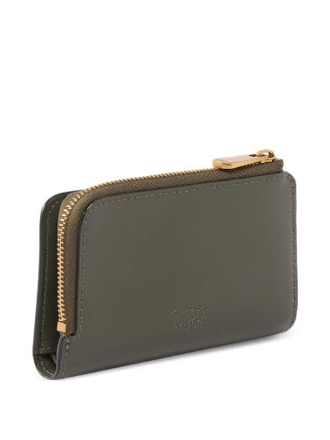PINKO logo plaque zip wallet - Green - zdjęcie produktu nr 2