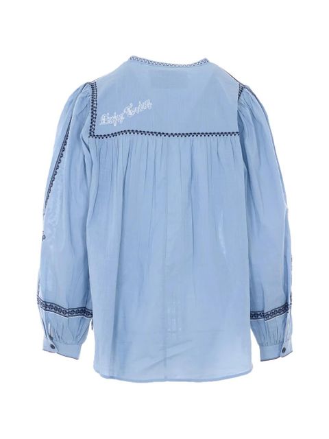Zadig&Voltaire embroidered long-sleeves blouse - Blue - zdjęcie produktu nr 2