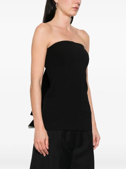 ENTIRE STUDIOS strapless panelled top - Black