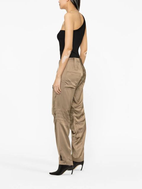 FENDI satin cargo trousers - Brown - zdjęcie produktu nr 2