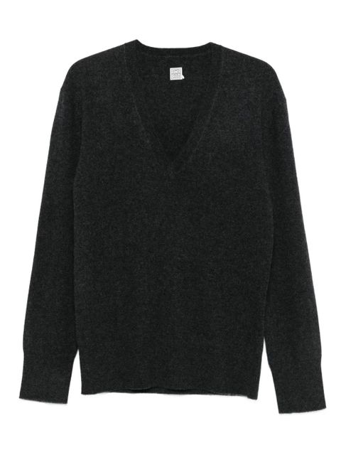 TOTEME V-neck cashmere sweater - Black - zdjęcie produktu nr 1