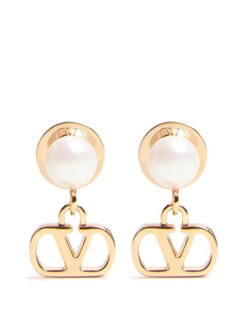 Valentino Garavani VLogo earrings - Gold - zdjęcie produktu nr 1