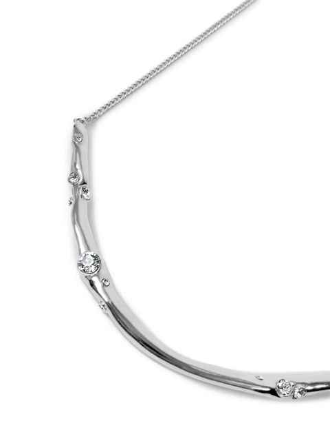 DRIES VAN NOTEN crystal-embellished necklace - Silver
