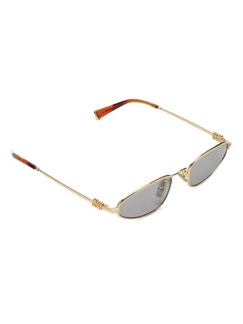 Miu Miu Eyewear metal-frame sunglasses - Gold - zdjęcie produktu nr 1