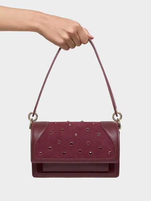 Tous torebka Bandolera kolor bordowy 2002358521