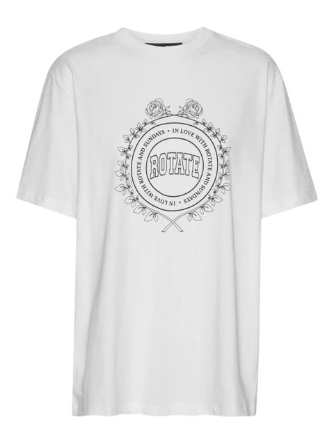 ROTATE BIRGER CHRISTENSEN logo print T-shirt - White - zdjęcie produktu nr 1