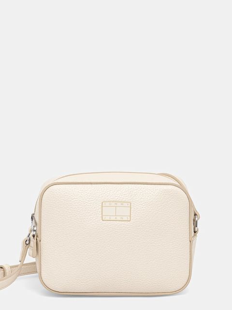 Tommy Jeans torebka kolor beżowy AW0AW17543 - zdjęcie produktu nr 1