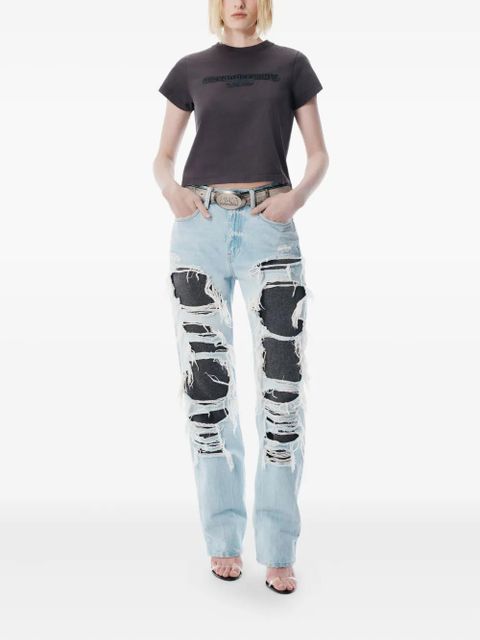 Alexander Wang embroidered t-shirt - Black - zdjęcie produktu nr 2