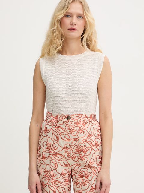 Weekend Max Mara sweter damski lniany PIUMA - zdjęcie produktu nr 1