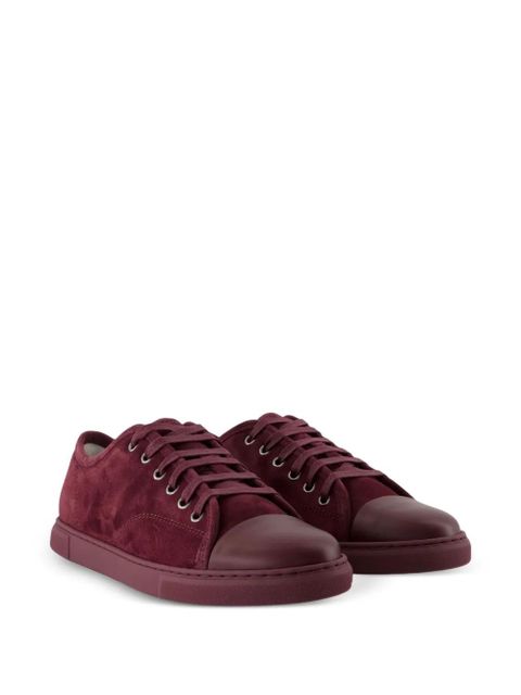 Lanvin suede leather sneakers - Red - zdjęcie produktu nr 2