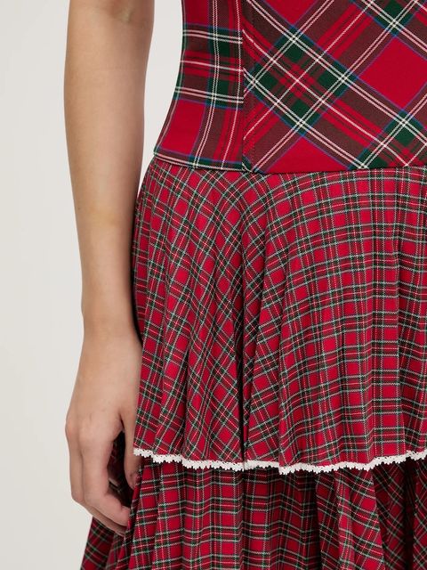 Tommy Jeans sukienka kolor czerwony mini rozkloszowana DW0DW22487