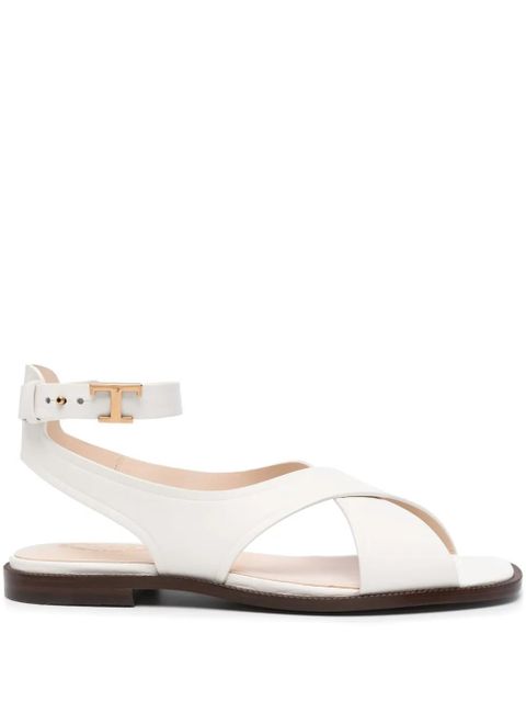 Tod's Kenia leather sandals - White - zdjęcie produktu nr 1