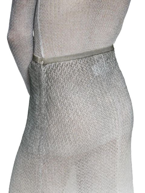 Maison Margiela ombré-effect midi skirt - Grey