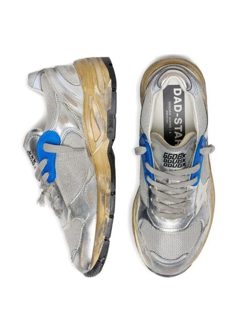 Golden Goose Dad-Star appliqué sneakers - Silver