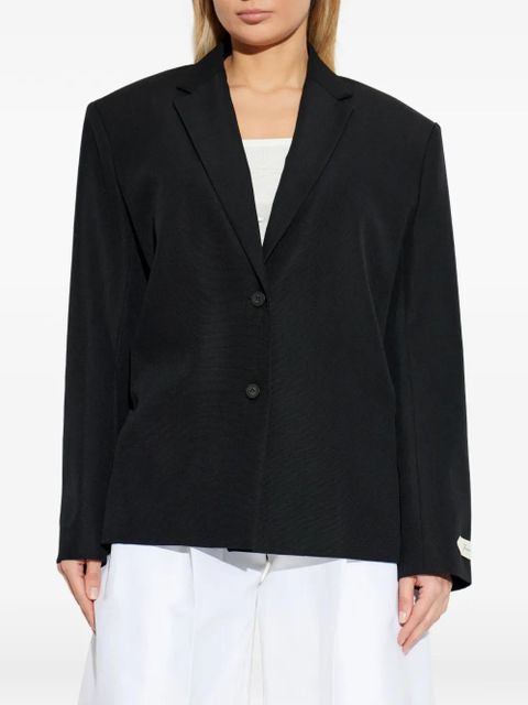 Jacquemus single-breasted wool blazer - Black