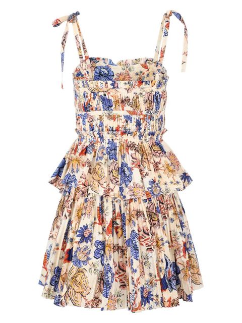 Ulla Johnson Bailey ruffled minidress - Neutrals - zdjęcie produktu nr 2