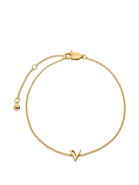 Monica Vinader Initial V chain bracelet - Gold - zdjęcie produktu nr 1