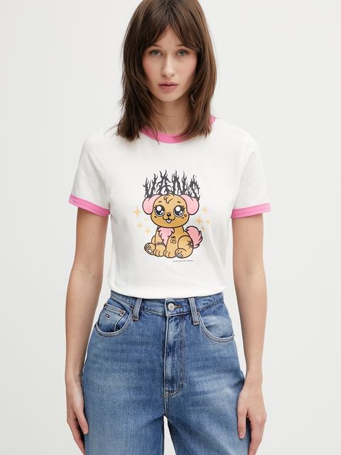 Vans T-shirt damski bawełniany - zdjęcie produktu nr 1