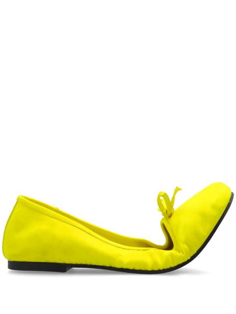 Balenciaga bow-detailing ballerina shoes - Yellow