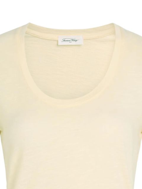 American Vintage Jacksonville scoop neck T-shirt - Neutrals - zdjęcie produktu nr 2