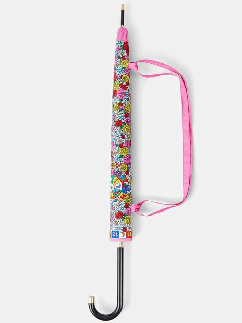 Moschino parasol kolor różowy 8927