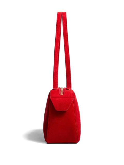 KHAITE Simona suede shoulder bag - Red