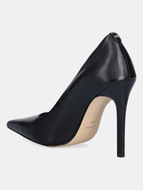 MICHAEL Michael Kors szpilki skórzane Elyse High Pump kolor czarny 40R6EYHP1L.001