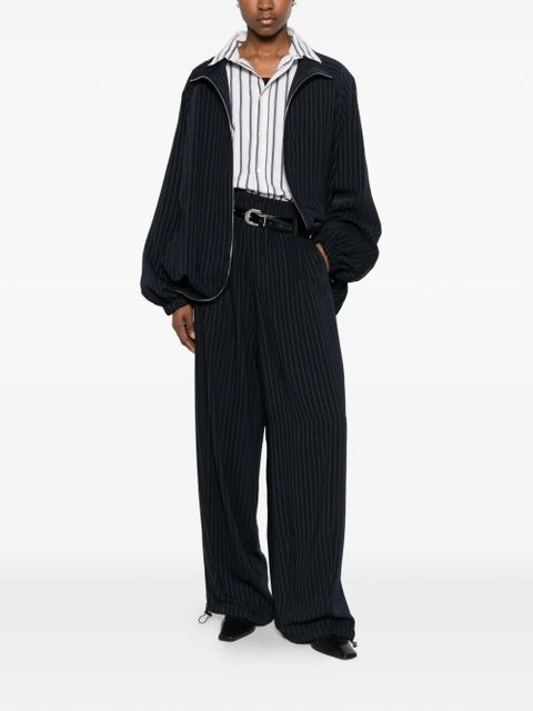 The Frankie Shop Oakdale pinstripe trousers - Black - zdjęcie produktu nr 2