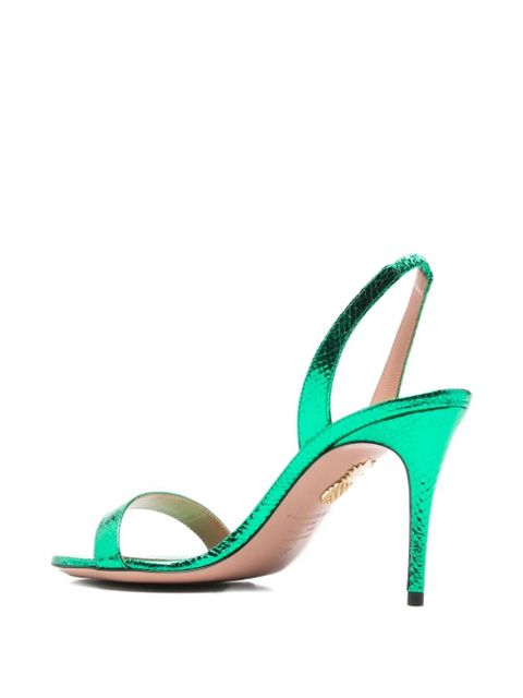 Aquazzura 85mm So Nude stiletto-heel sandals - Green