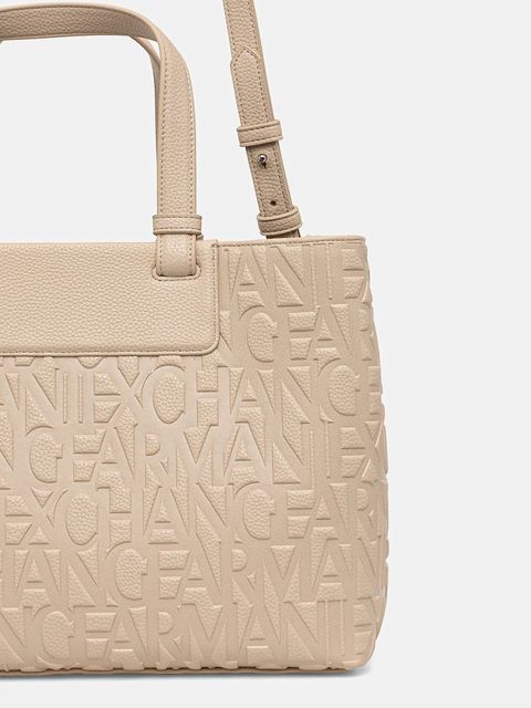 Armani Exchange torebka kolor beżowy XW001222 AF15774