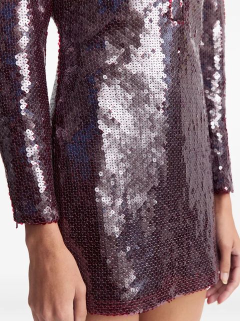 16Arlington Mitilla sequinned mini dress - Red